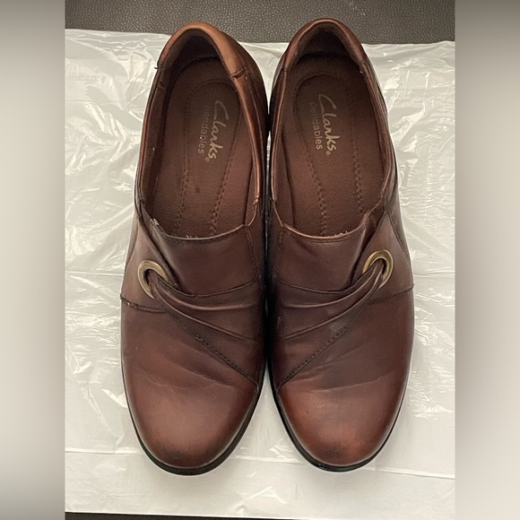 Clarks Casual Slip On Elastic Heels clogs shoes Womens US 7.5 M - Picture 12 of 15